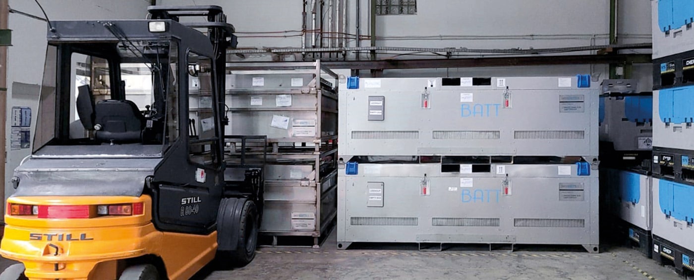 Bortskaffelse af logbatterier