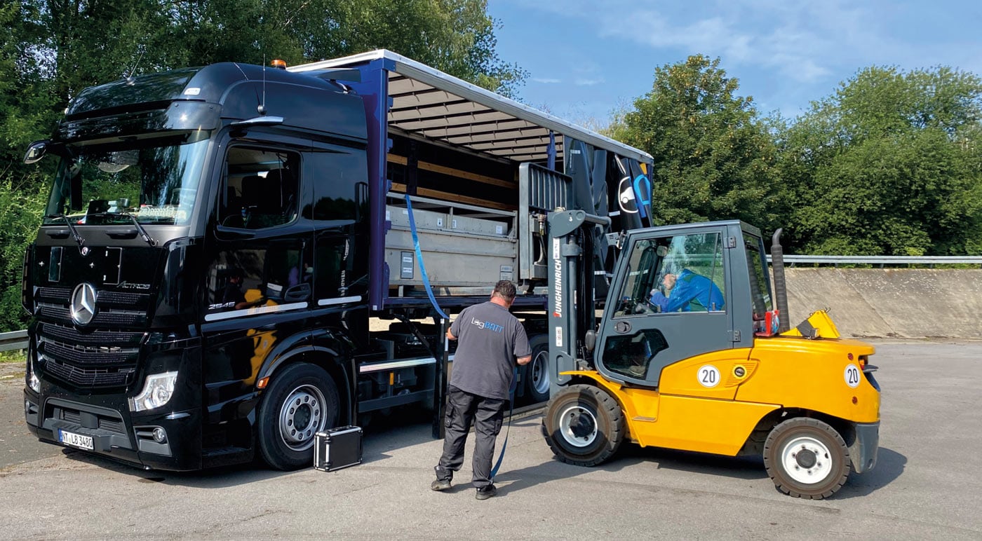 Logistik for farligt gods, logbatt