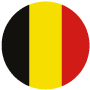 Flag for Belgien